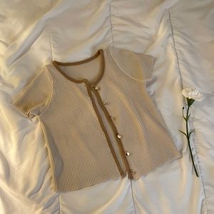 Little cute beige color shirt 👚